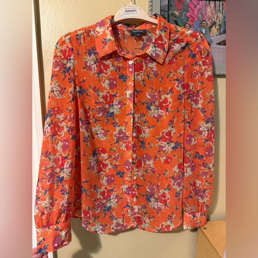 ModCloth Floral Blouse - Picture 2 of 4